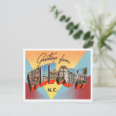 Grüße von Wilson, North Carolina Travel Postkarte (Stehend Vorderseite)