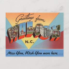 Grüße von Wilson Postkarte