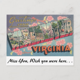 Grüße von Winchester, Virginia Postkarte