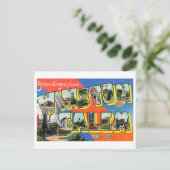 Grüße von Winston-Salem, North Carolina Postkarte (Stehend Vorderseite)