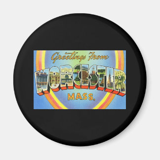 Grüße von Worcester Massachusetts Magnet