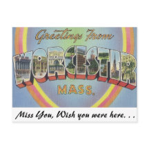 Grüße von Worcester, Massachusetts