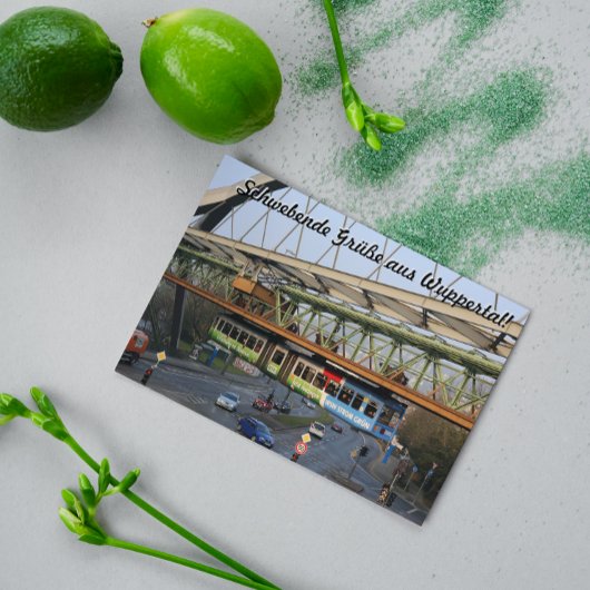 Grüße von Wuppertal in deutscher Sprache Postkarte