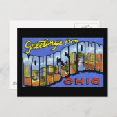 Grüße von Youngstown Ohio Postkarte (Vorne/Hinten)