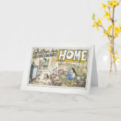 Grüße von Zuhause Karte (Gelbe Blume)