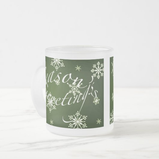 Grüße Weihnachtsgläser Tasse Set (Vorderseite Links)
