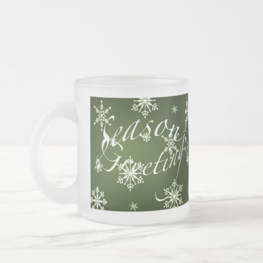Grüße Weihnachtsgläser Tasse Set (Links)