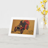 Grüße zu Halloween! Karte (Gelbe Blume)