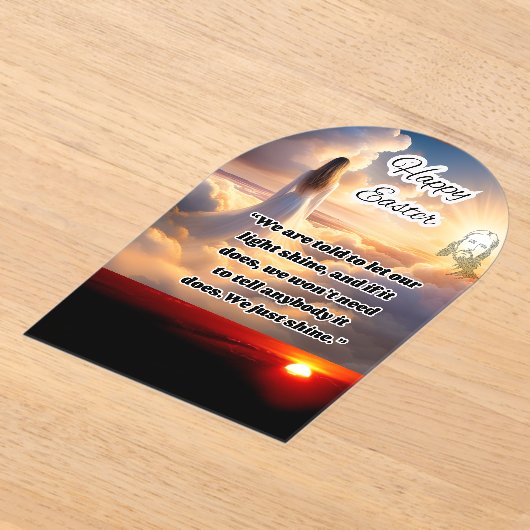 Grüße zu Ostern Acryleinladungen (Ablage )