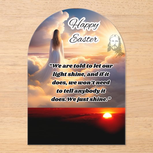 Grüße zu Ostern Acryleinladungen (Vorderseite)