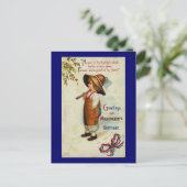 Grüße zu Washington Geburtstag Postkarte (Stehend Vorderseite)