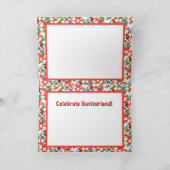 Grüße zum Schweizerischen Nationalfeiertag Karte (Innenseite)
