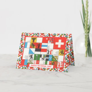Grüße zum Schweizerischen Nationalfeiertag Karte
