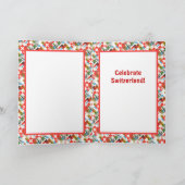 Grüße zum Schweizerischen Nationalfeiertag Karte (Innenseite)