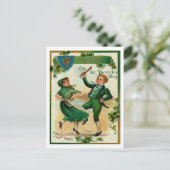 Grüße zum St. Patrick Postkarte (Stehend Vorderseite)