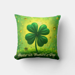 Grüße zum St. Patrick's Day Kissen