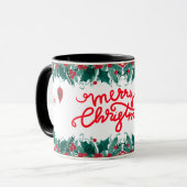 Grüße zur Jahreszeit Tasse (Vorderseite Links)