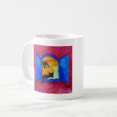 Grüßen Sie die Morgen-Katzen-Schale Kaffeetasse (Vorderseite Links)