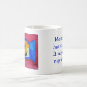 Grüßen Sie die Morgen-Katzen-Schale Kaffeetasse (Mittel)