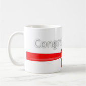 Grüßende Glückwünsche Kaffeetasse (Links)