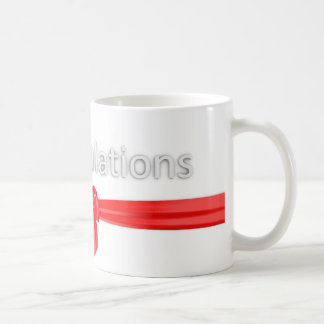 Grüßende Glückwünsche Kaffeetasse
