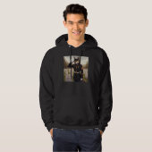 grüßender Marine Corps Wolf  Hoodie (Vorne ganz)