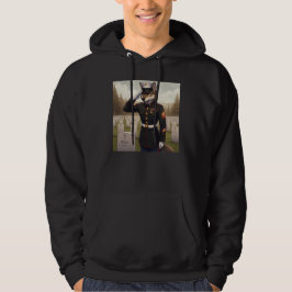 grüßender Marine Corps Wolf  Hoodie