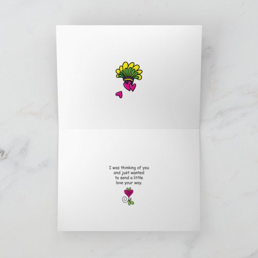 Grußfreude Karte (Innenseite)