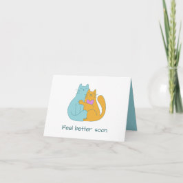 Grußfühle sich bald besser, benutzerdefinierter Te Feiertagskarte