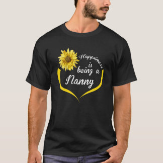 Grußgeschenk: Glück ist ein Kindermädchen T-Shirt