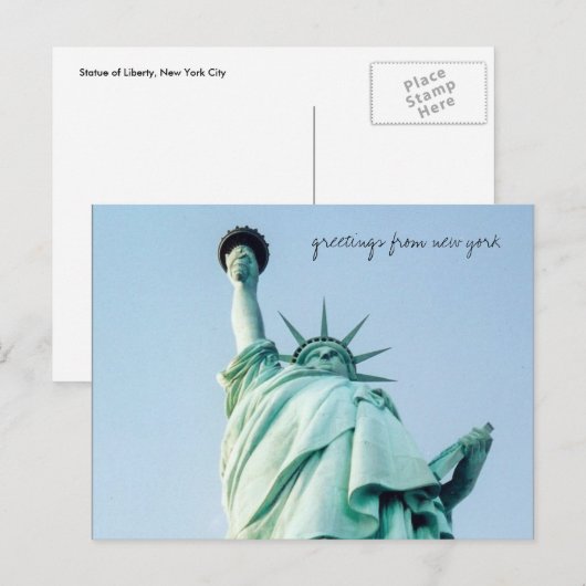 Grussgrüße Postkarte (Vorne/Hinten)