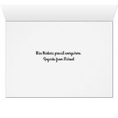 Grußkarte (Innenansicht Horizontal (Unten))