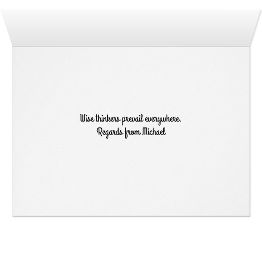 Grußkarte (Innenansicht Horizontal (Unten))