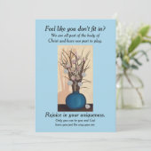 Grußkarte (Stehend Vorderseite)