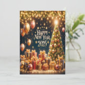 Grußkarte 2025 feiertagskarte (Stehend Vorderseite)