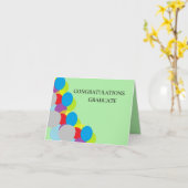 Grußkarte; Abitur Karte (Gelbe Blume)