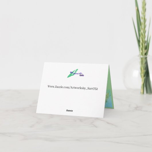 Grußkarte; Abitur Karte (Rückseite)