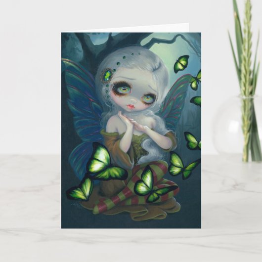 Grußkarte "Absinthe Butterflies" Karte (Vorderseite)
