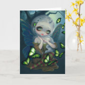 Grußkarte "Absinthe Butterflies" Karte (Gelbe Blume)