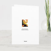 Grußkarte "Abstrakt Bouquet" Karte (Rückseite)