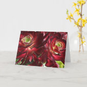 Grußkarte Aeonium Karte (Gelbe Blume)