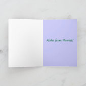 Grußkarte "Aloha aus Hawaii" Karte (Innenseite)