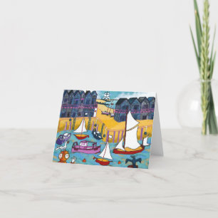 Grußkarte am Meer - Whitstable Karte