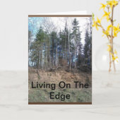 Grußkarte am Rand Karte (Gelbe Blume)