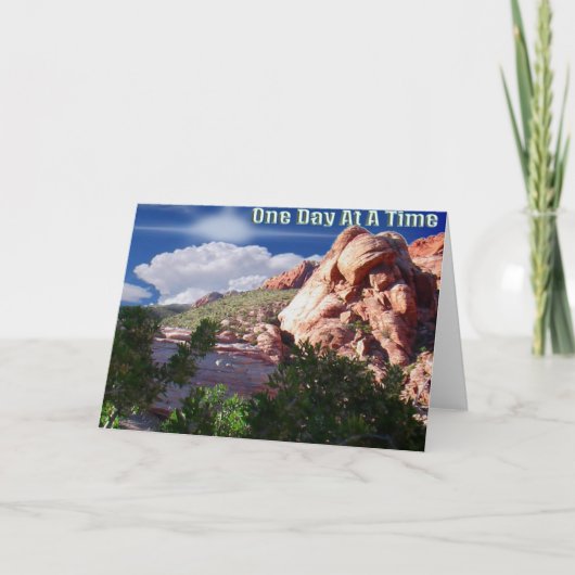 Grußkarte an einem Tag Karte (Vorderseite)