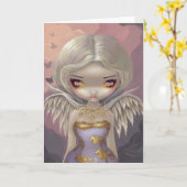 Grußkarte "Angel in Lilac" Karte (Gelbe Blume)