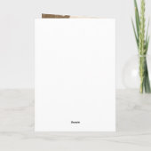 Grußkarte "Anstrichene Feiertage" Feiertagskarte (Rückseite)