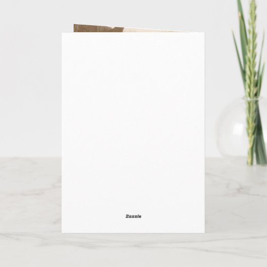 Grußkarte "Anstrichene Feiertage" Feiertagskarte (Rückseite)