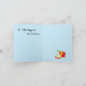 Grußkarte : Äpfel behielt den Dr. weg Karte (Innenseite)