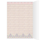 Grußkarte auf der Vorderseite (Innen (Links))